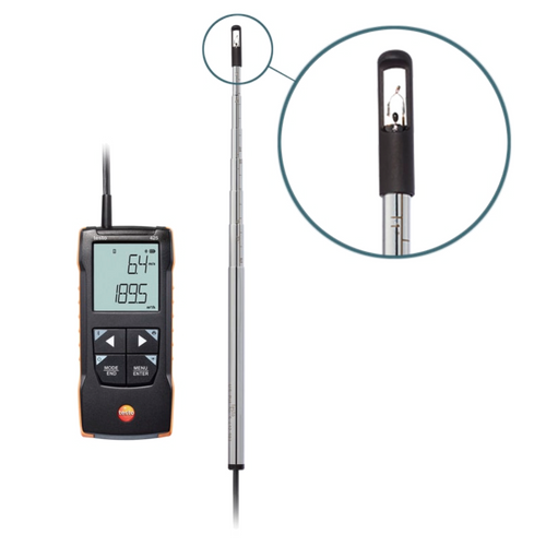 Testo 425 - Anemometro digitale a filo caldo con collegamento all’app