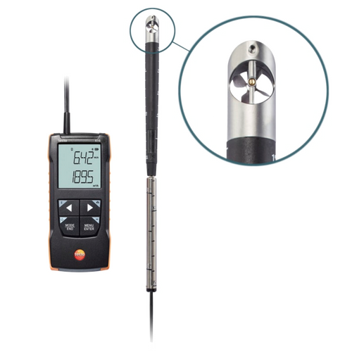 Testo 416 - Anemometro a elica da 16 mm con collegamento all’app