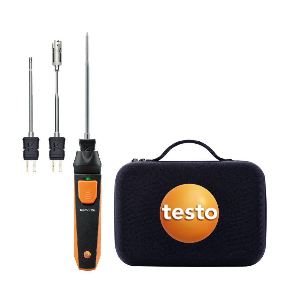 Kit temperatura testo 915i - Termometro con sonde termometriche e funz –  Mitz Tools srl