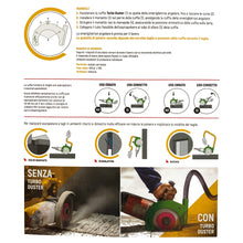 Carica l&#39;immagine nel visualizzatore di Gallery, Cuffia aspirante TURBO DUSTER per smerigliatrici angolari